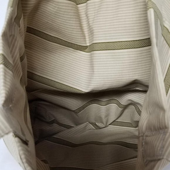 Handmade Green Line Tote Bag - Picture 4 of 4